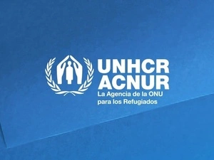 Logo de ACNUR en español